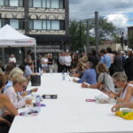 Inauguration de la place Iona-Monahan dans le district St-Sulpice, d'Ahuntsic-Cartierville