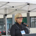 Inauguration de la place Iona-Monahan dans le district St-Sulpice, d'Ahuntsic-Cartierville