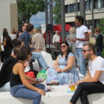 Inauguration de la place Iona-Monahan dans le district St-Sulpice, d'Ahuntsic-Cartierville