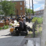 Inauguration de la place Iona-Monahan dans le district St-Sulpice, d'Ahuntsic-Cartierville