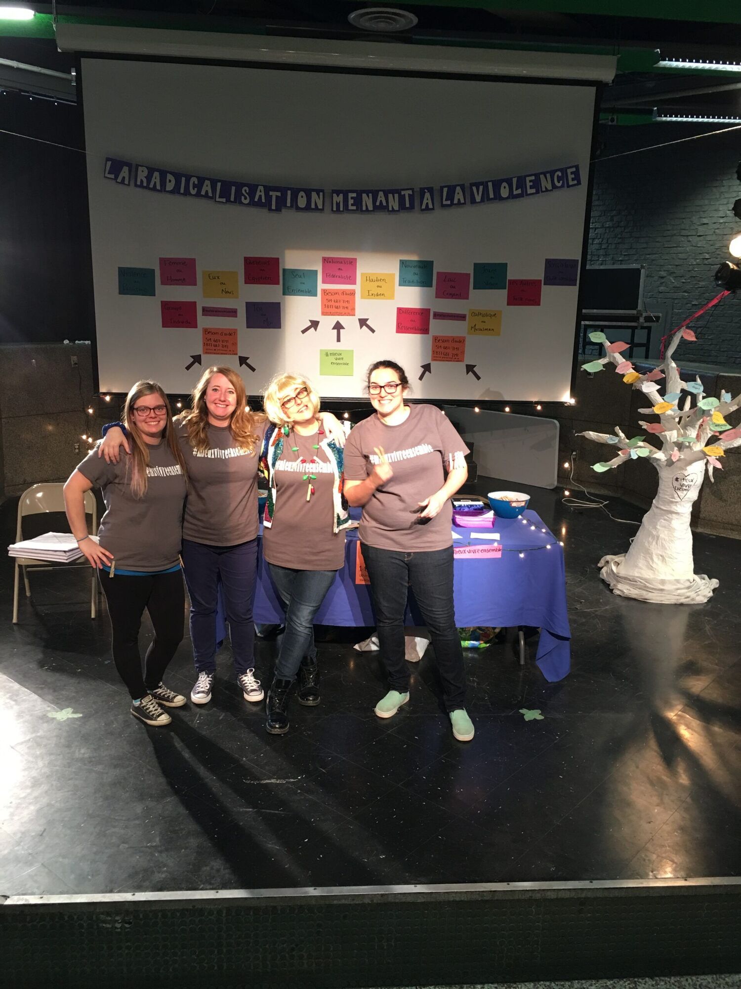 Des participantes à l'activité_Mieux vivre ensemble_Collège Ahuntsic