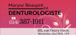 Maryse Beaupre Denturologiste