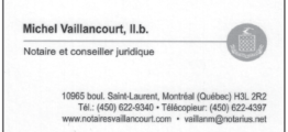 Michel Vaillancourt, notaire