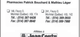 Pharmacie Jean-Coutu Patrick Bouchard et Mathieu Léger