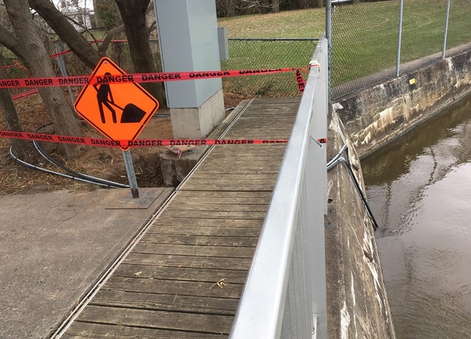 barrage simon sicard en travaux