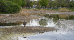 Plusieurs usagers ont hâte de voir jaillir le jet d'eau de l'emblématique fontaine du parc Ahuntsic.