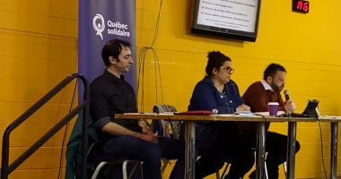Débat investiture Québec solidaire Maurice-Richard