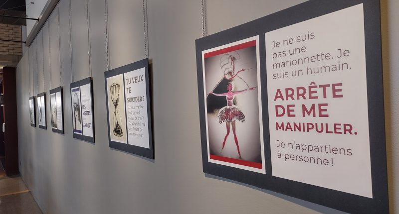 Exposition de dessins sur la violence faite aux femmes