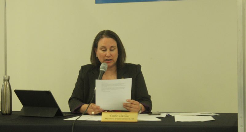 Émilie Thuillier conseil d'arrondissement