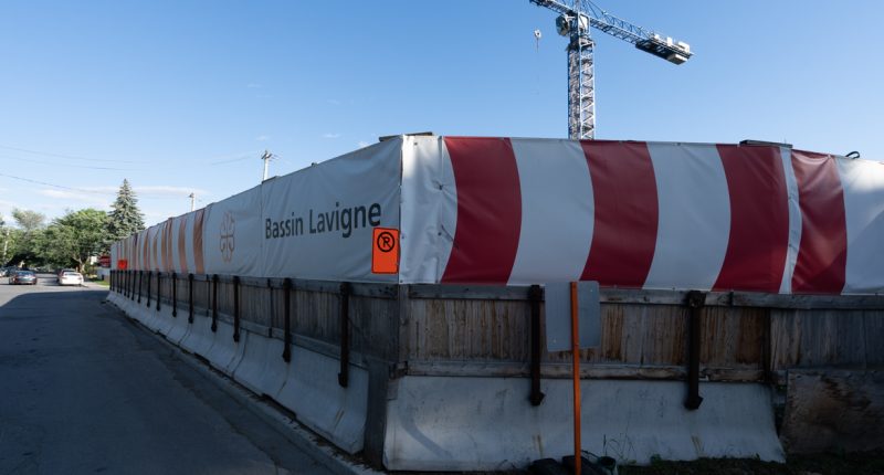 Chantier bassin Lavigne