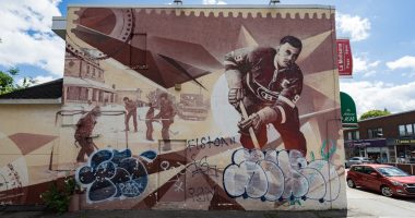 Maurice Richard ancienne murale