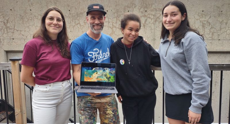 Ankh One projet de murale à Aire Ouverte