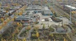 Bruit des avions Vue générale du site du futur écoquartier Louvain Est