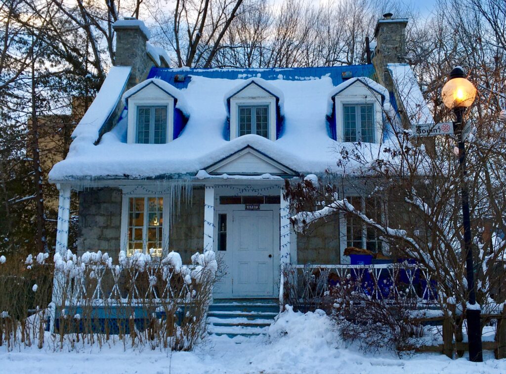 La maison d'Albert Dumouchel et de Suzanne Beaudouin-Dumouchel au Sault-au-Récollet