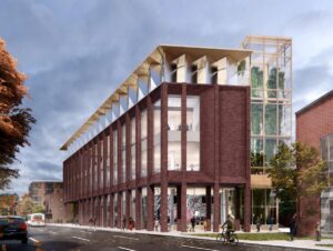 La bibliothèque Cœur Nomade vue de l'extérieur