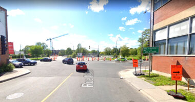 rues d'Ahuntsic-Cartierville virage à gauche Meilleur Sauve O