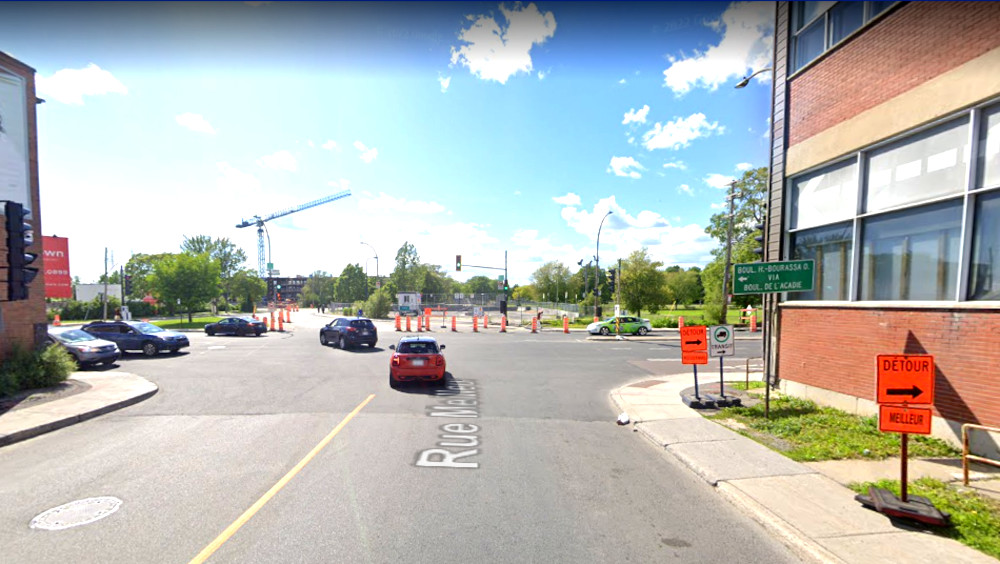 rues d'Ahuntsic-Cartierville virage à gauche Meilleur Sauve O