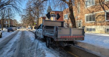 Stationnement sur piste cyclable