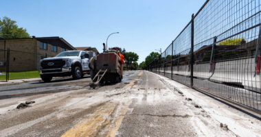 Gouin Ouest chantier