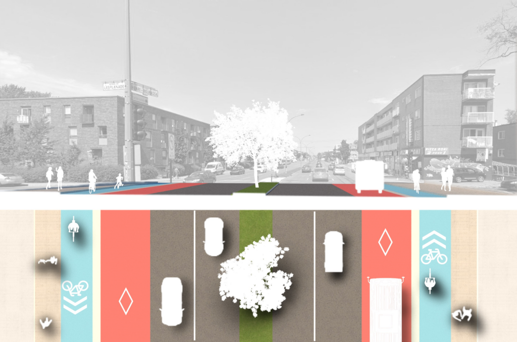 Voies sur Henri-Bourassa