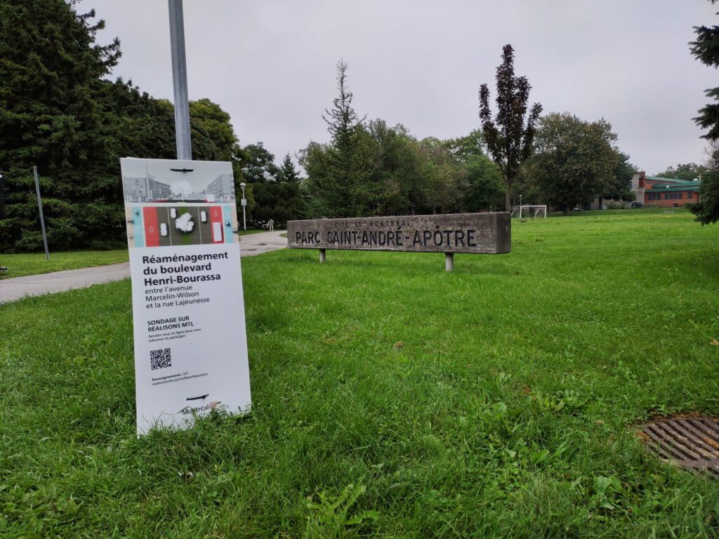 REV sur le boulevard Henri-Bourassa