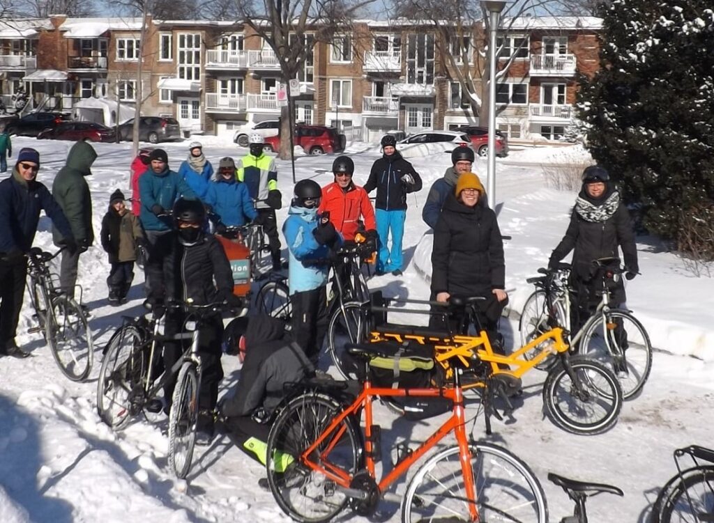 Vélo d'hiver sortie