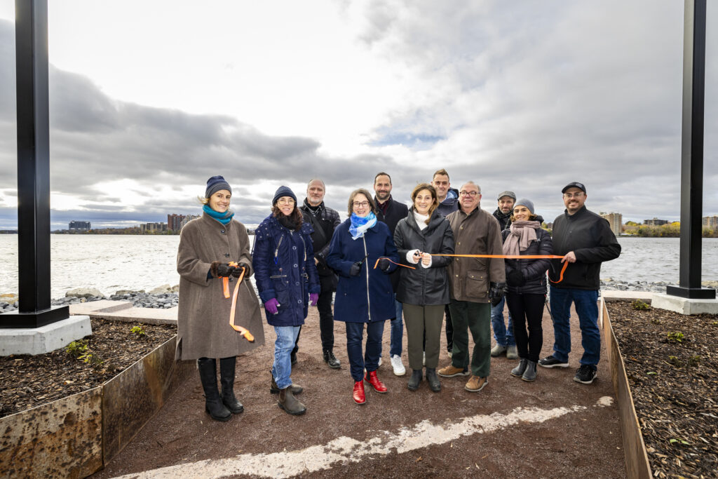Inauguration de la placette de la rue Fort-Lorette