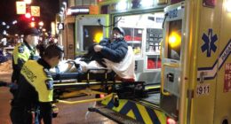 Notre journaliste, Amine Esseghir, après une chute sur un trottoir glacé. (Photo: Quentin Parisis, Facebook)