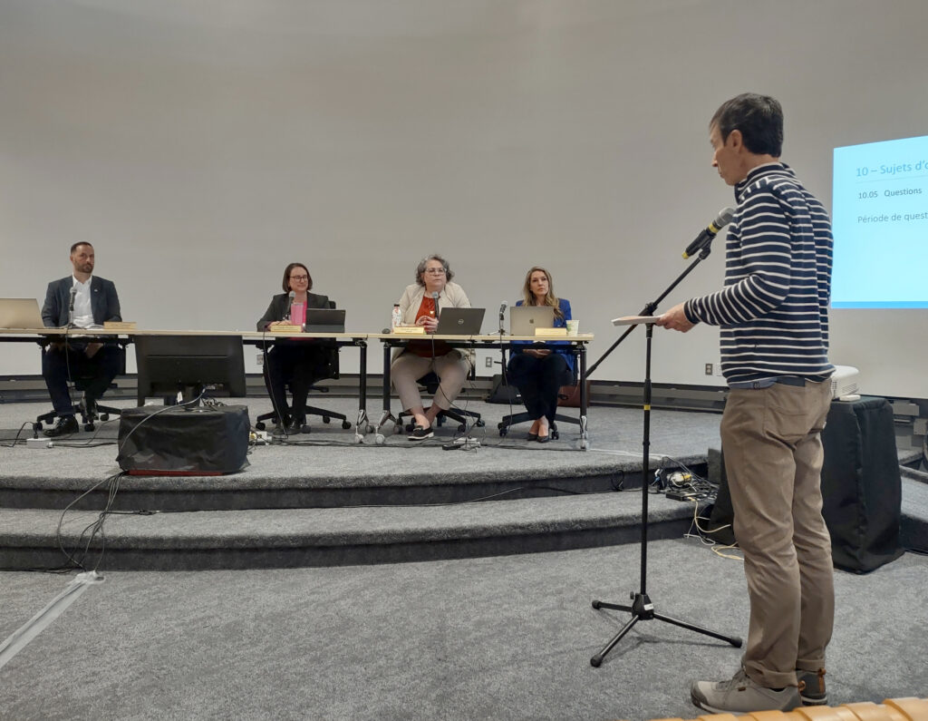 Jean Beaudet conseil d'arrondissement