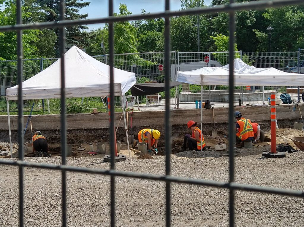 Fouilles archéologiques Gouin Est