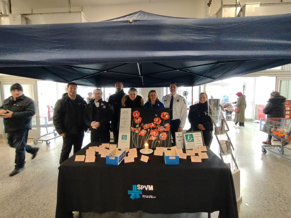 Maysoun Faouri policiers du PDQ 10 kiosque violences faites aux femmes