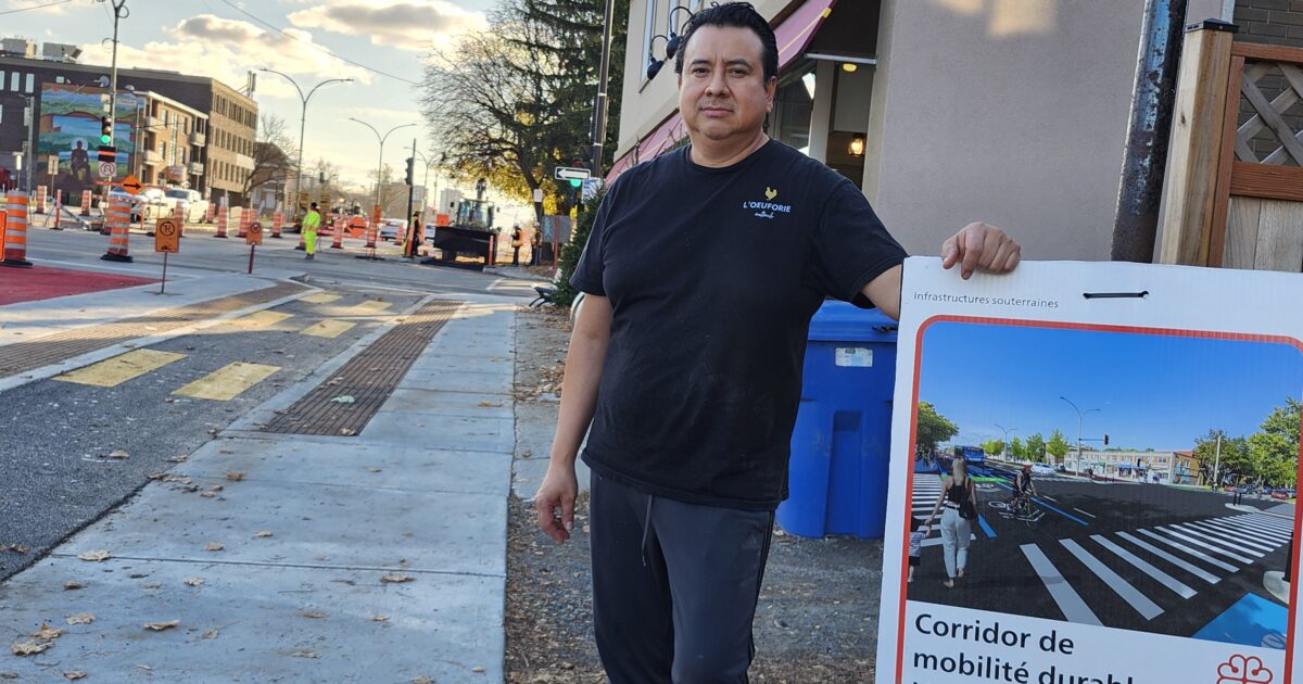 Un restaurateur dont l'activité est perturbée par les travaux sur Henri-Bourassa.