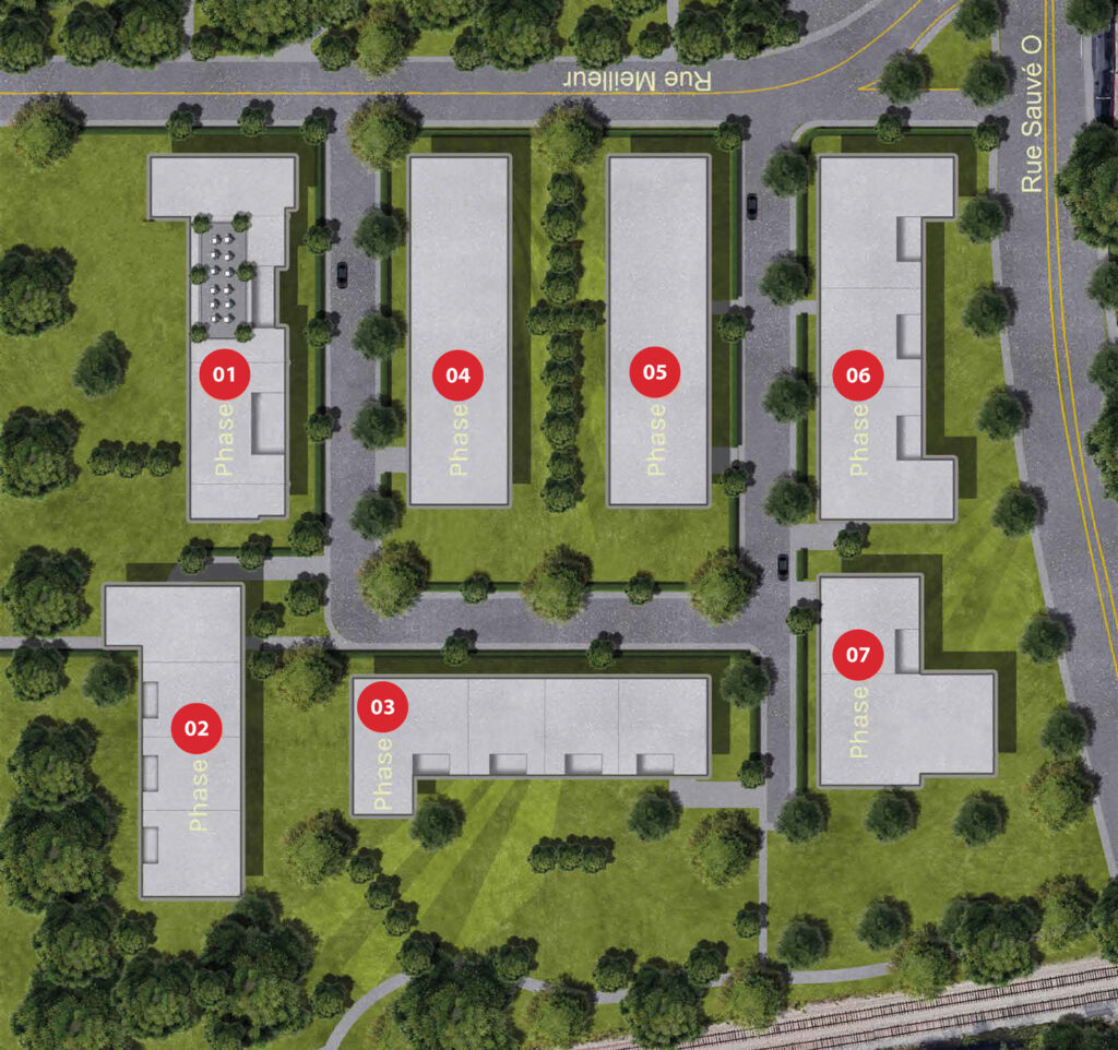 Logements projet Crown