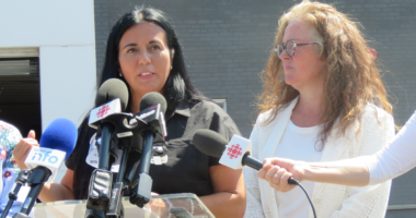 Soyaya Matinez et Maude Théroux-Séguin piste cyclable