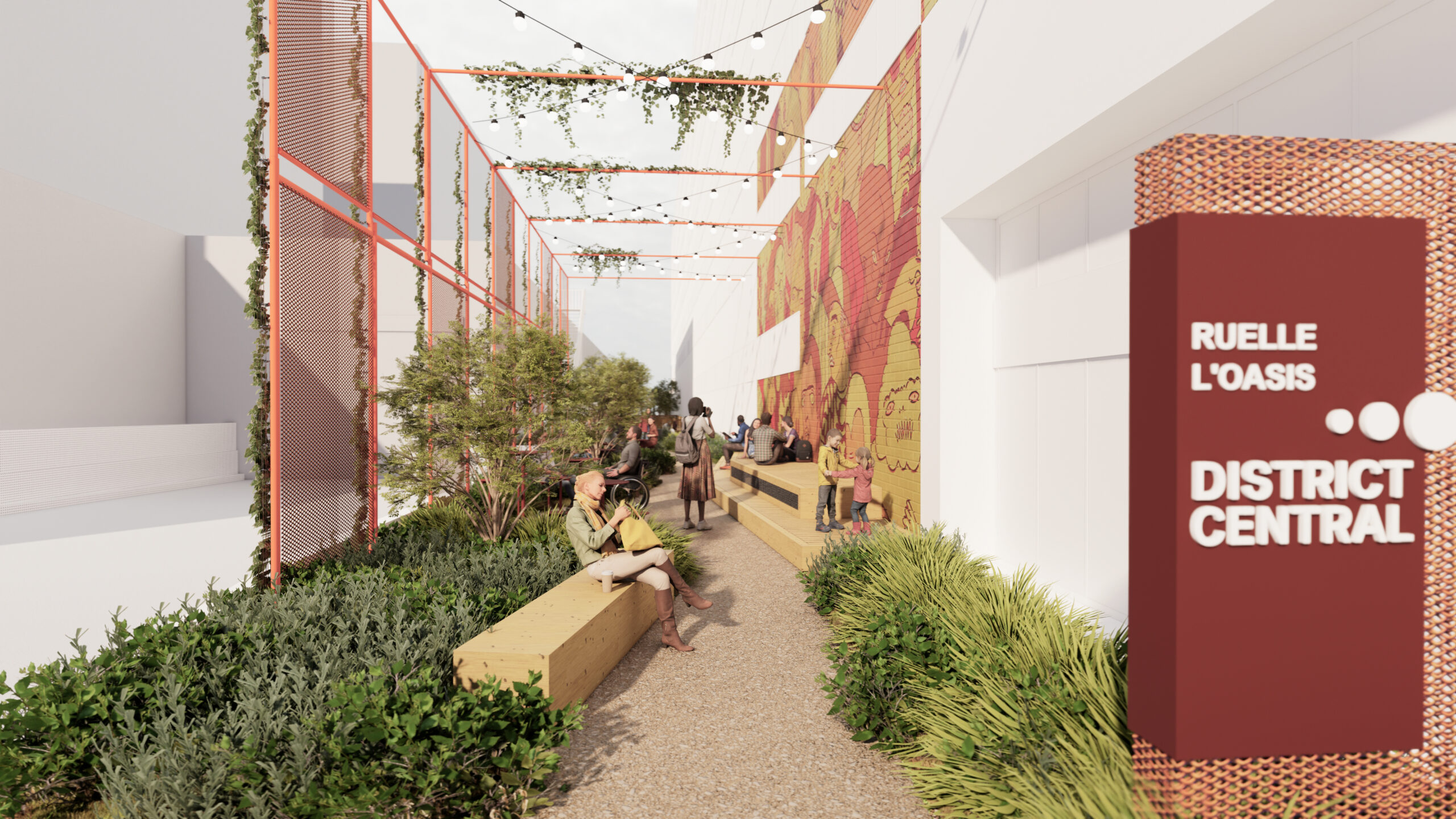 L'Oasis du district Central