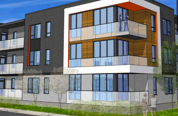 Condos prévus sur le boulevard Saint-Laurent (Photo: Groupe BSR)