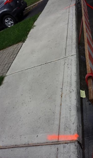 trottoir poudre verre Gouin