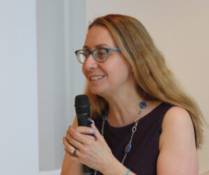 Chantal Jorg lors de l'inauguration de la nouvelle aile de l'école St-Benoît, (Photo : jdv - Philippe Rachiele) csdm ahuntsic cartierville montréal