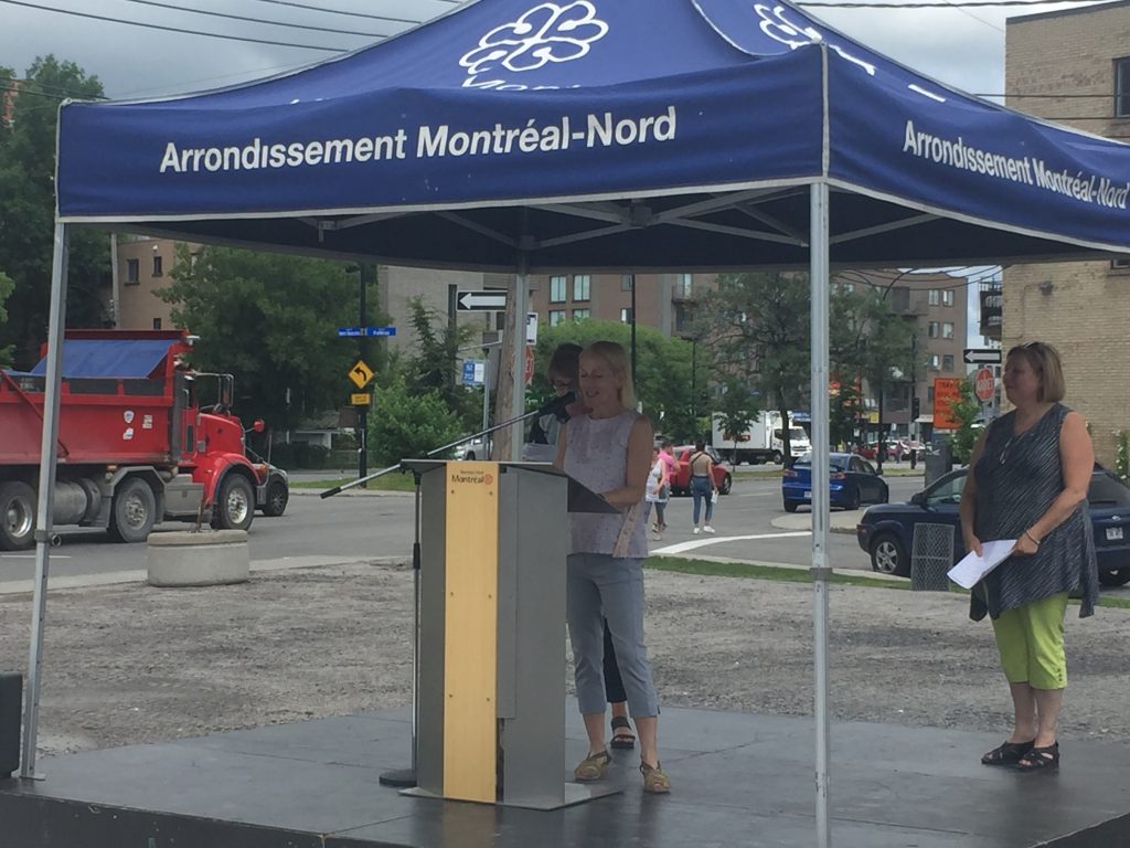 Marie Désilets, Chef de divison bibliothèque Montréal-Nord. Photo: Jules Couturier, jdv