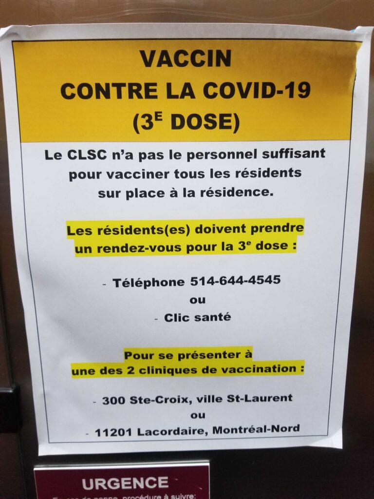 covid Éclosion dans Sault-Au-Récollet