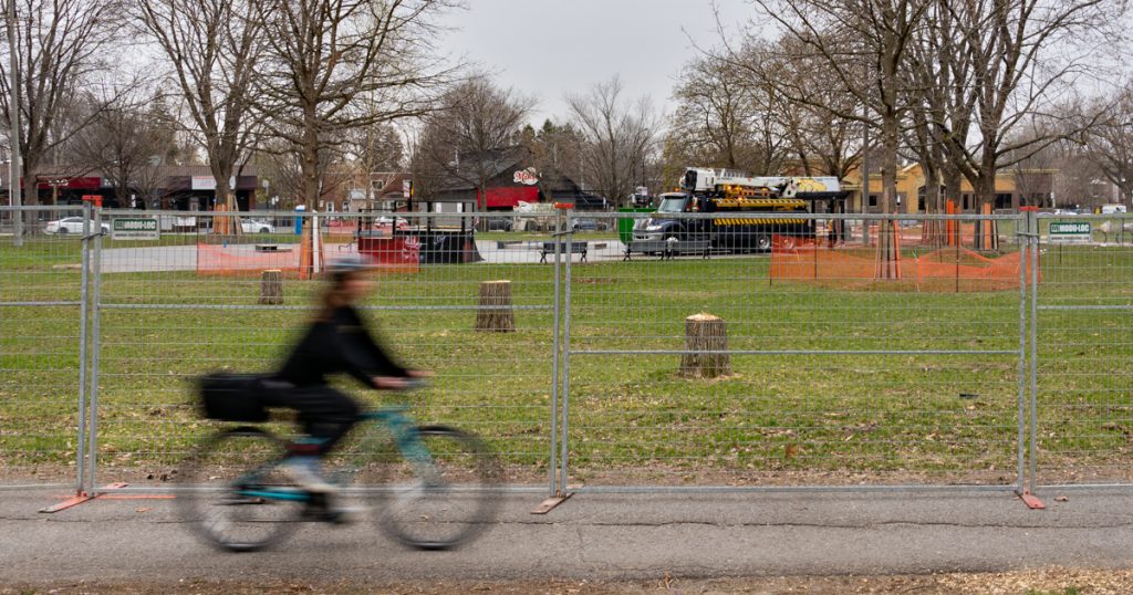 Travaux parc Ahuntsic