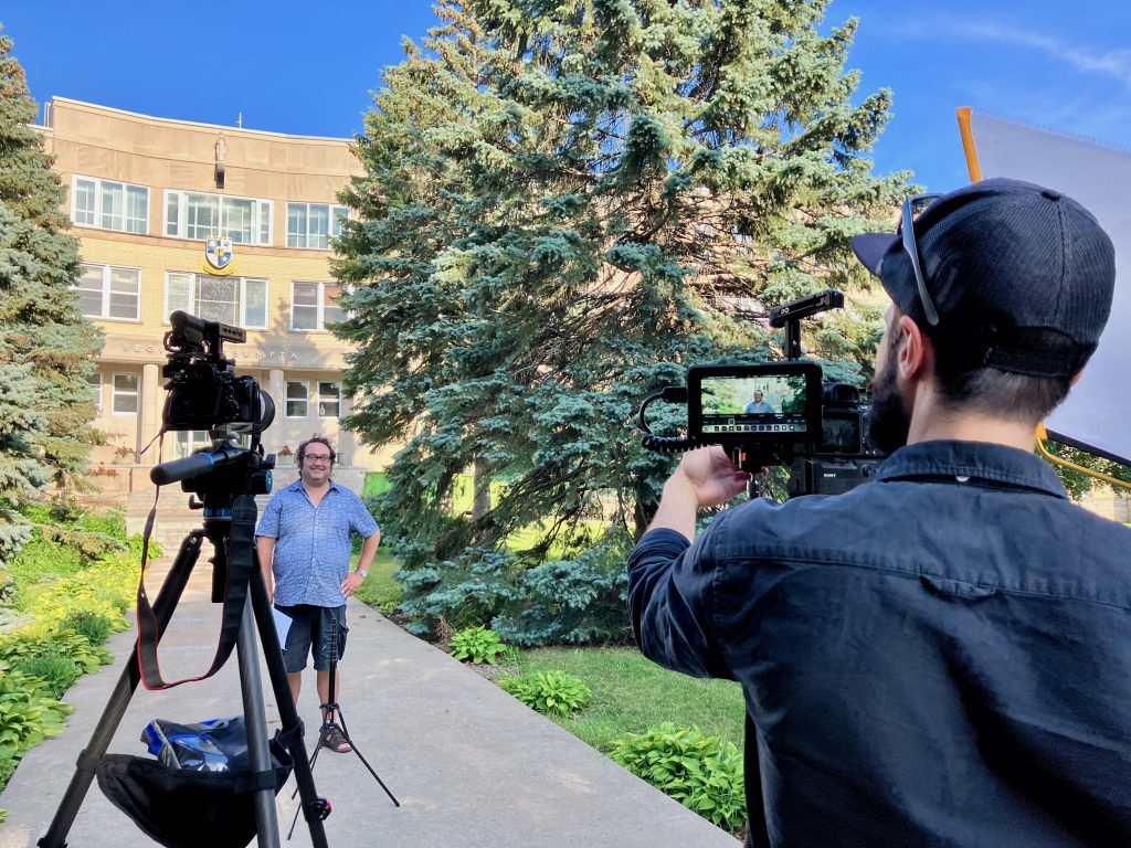 Tournage-Opération patrimoine-Collège Regina Assumpta