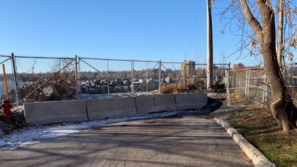 Vue actuelle bout de la rue du Fort-Lorette
